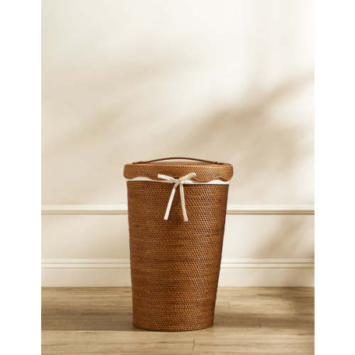 Tyna Rattan Lidded Hamper