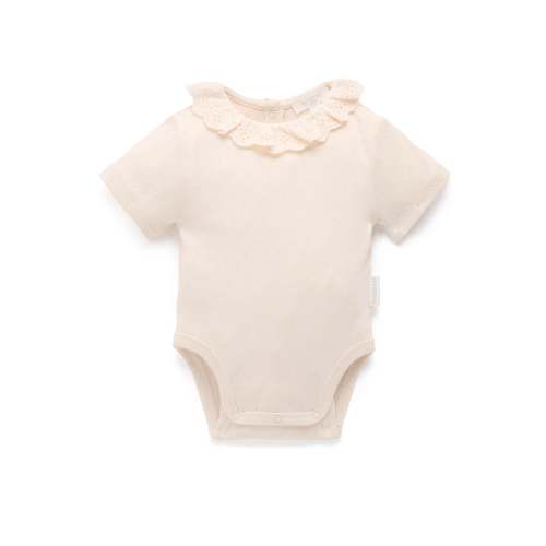 Pointelle Ruffle Bodysuit