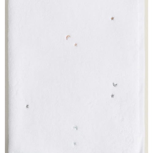 CHILDREN'S BATH TOWEL WITH STARS AND MOONS - Oyster-white | ZARA United States