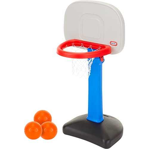 Little Tikes Easy Score Basketball Set, Blue, 3 Balls - Amazon Exclusive, 23.75 x 22 x 61 inches