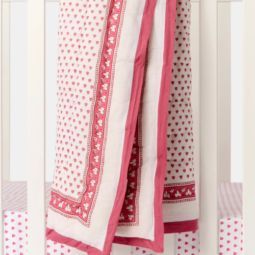 Hearts Baby Quilt