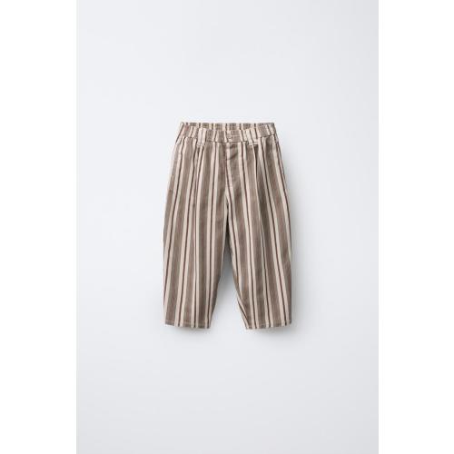 STRIPED BAGGY PANTS - Multicolored | ZARA United States