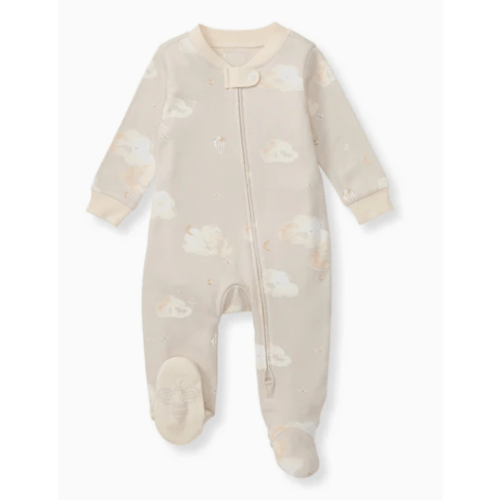 Good Night Sky Organic Cotton Sleep & Play - Limestone – Burt's Bees Baby