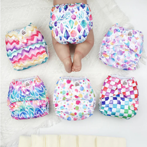 POCKET DIAPER 3.0 WITH INSERTS - 6 PACK(A-Gorgeous Dreams)