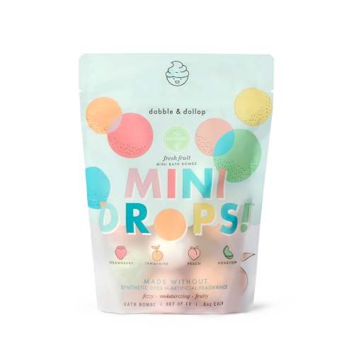 Fresh Fruit Mini Bath Bombs | Kid-Safe Fruity Bath Fun – Dabble & Dollop