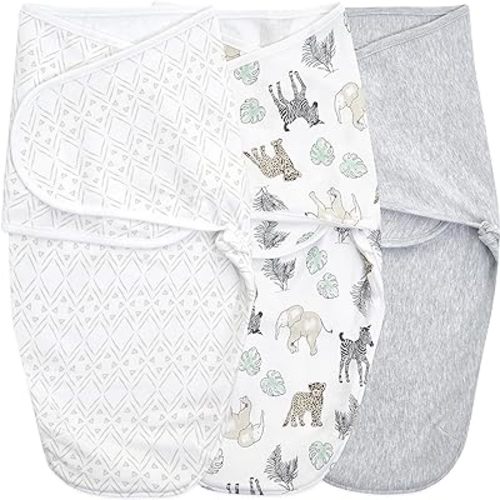 aden + anais Essentials Easy Wrap Swaddle - Easy Swaddle Newborn Swaddle Sack, Baby Swaddles, Sleep Sack Wearable Blanket