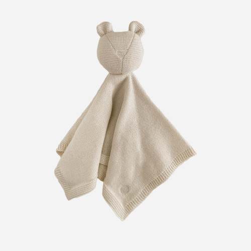 Organic Cotton Bear Lovey - Birch