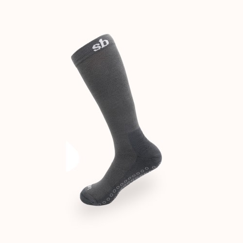 Sleepybelly Compression Socks Charcoal Size M