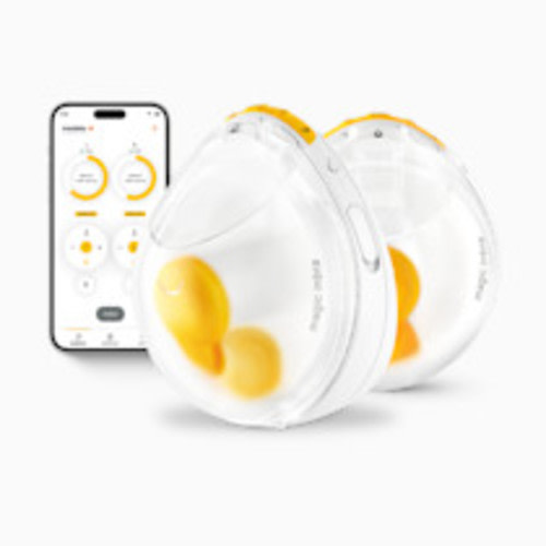 Medela Magic InBra Wearable Double Electric Breast Pump - Yellow