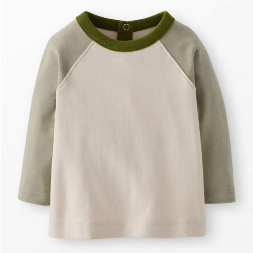 Baby Long Sleeve Boxy Fit Baseball T-Shirt | Hanna Andersson