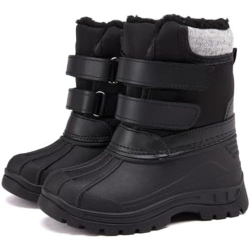 BMCiTYBM Toddler Snow Boots Boys Girls Waterproof Winter Boots High Top Outdoor Warm Shoes for Cold Weather (Toddler/Little Kid)