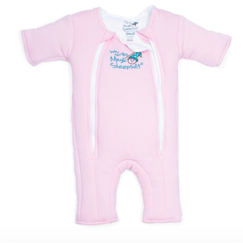 Pink Baby Merlin’s Magic Sleepsuit – Cozy 100% Cotton Baby Sleepwear