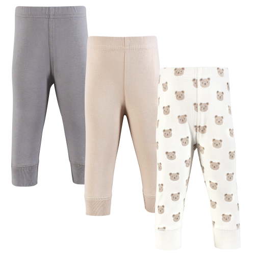Hudson Baby Cotton Pants and Leggings, Cozy Cutie, 0-3 Months