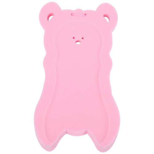 Gongxipen 1Pc Practical Baby Bath Mat Newborn Bathtub Cushion Baby Bath Sponge Pad Pink
