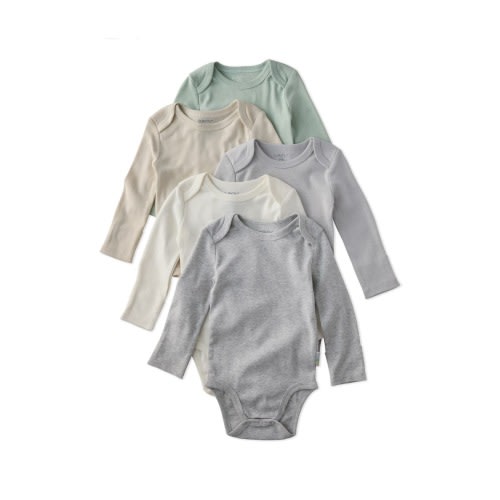Blake Set of 5 Organic Cotton Bodysuits