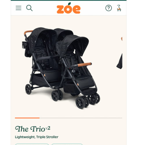 Zoe Trio: Lightweight Triple Stroller