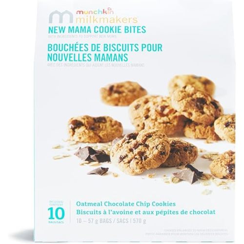 Milkmakers New Mama Cookie Bites, Oatmeal Chocolate Chip, 10 Count, 570g