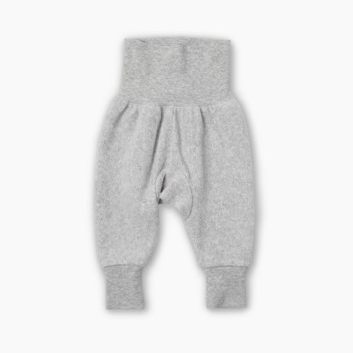 Zutano Cozie Fleece Cuff Pant - Heather Grey, 6-12 Months