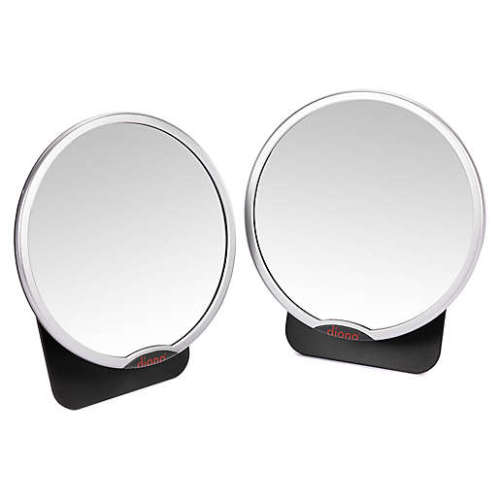 Diono® Easy View™ Two2Go Adjustable Back Seat Mirrors in Black/Silver (Pack of 2)