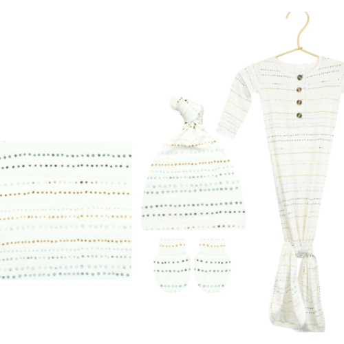 Conrad Newborn Hat Bundle (Gown)