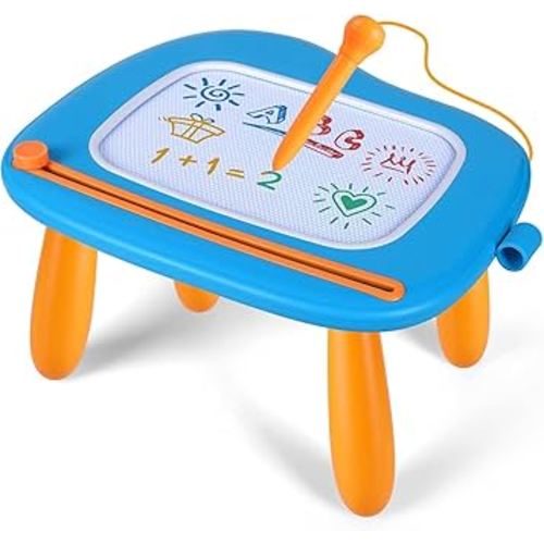 Amazon.com: Smasiagon Magnetic Drawing Board for Kids - Toddler Toys for Age 1-2 Boys Girls - Educational Learning Toys for 1 2 3 Year Old Baby Birthday Gifts (Blue) : Toys & Games