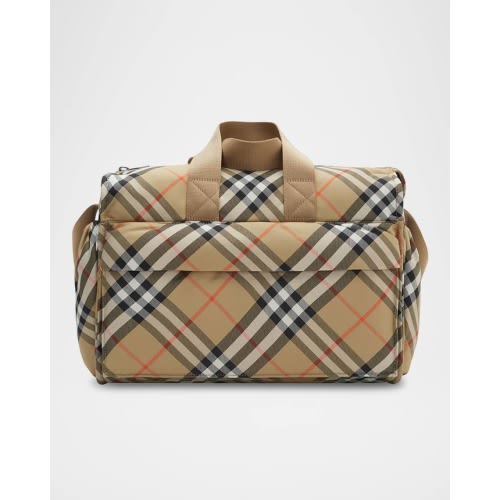 Check-Print Diaper Bag