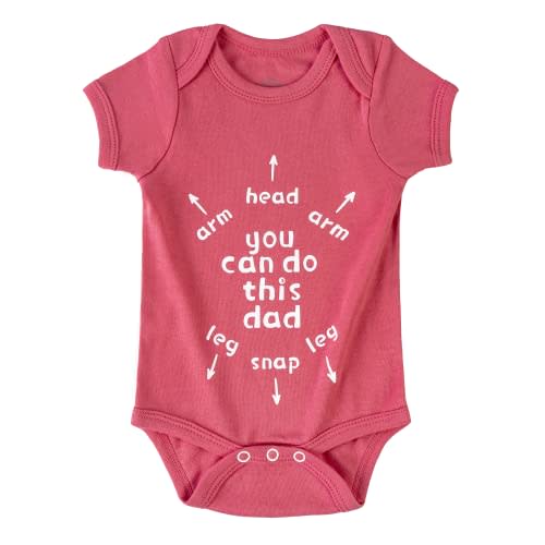 BDONDON "You Can Do This Dad Funny Baby Onesie | New Dad Gift 0-18M Humorous Cotton Bodysuit