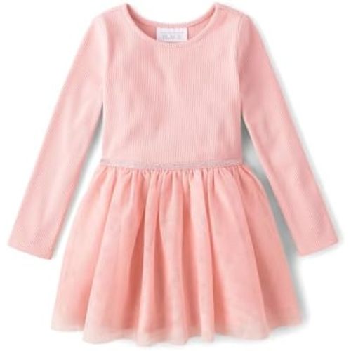The Children's Place baby girls Heart Mesh Tutu Dress
