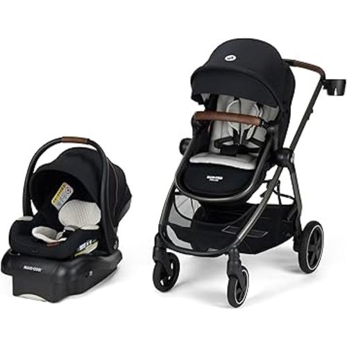 Maxi-COSI Zelia™² Luxe 5-in-1 Modular Travel System, Onyx Sand