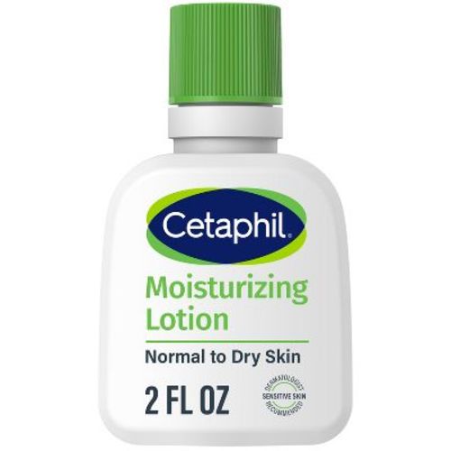Cetaphil Moisturizing Face and Body Lotion for Dry Skin, Unscented - Travel Moisturizer - 2 fl oz: Hypoallergenic, Paraben-Free, Sulfate-Free