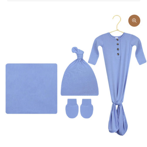Perry Newborn Hat Bundle (Gown)