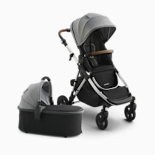 Mockingbird Single-to-Double Stroller 3.0 and Bassinet Bundle - Heather Grey