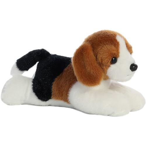 Aurora® Adorable Mini Flopsie™ Homer™ Stuffed Animal - Mini Companions Ready for Playful Adventures - for Kids All Ages, Toddlers, Adults, and Families - Brown 8 Inches