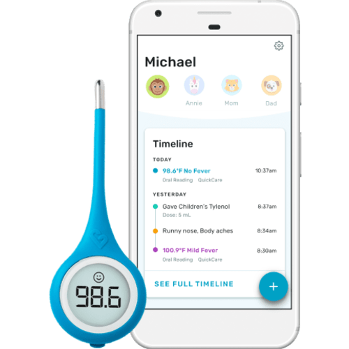 Kinsa QuickCare Bluetooth® Smart Thermometer | Kinsa Health