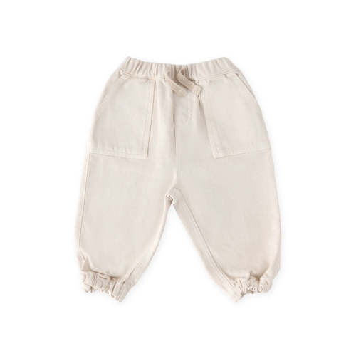 Vintage Twill Baby Utility Jogger - Natural, 6-12m