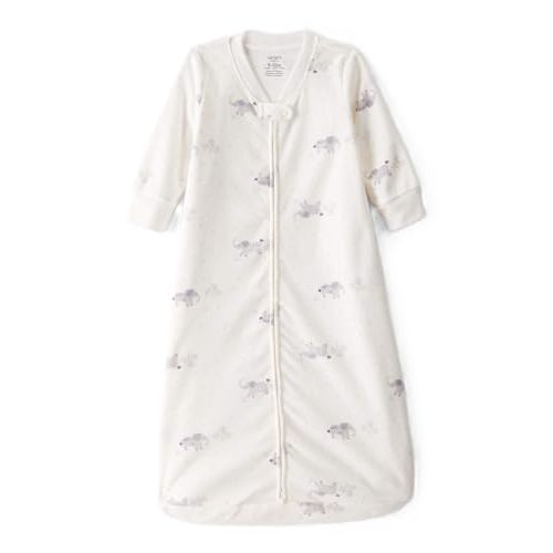 Carter's Unisex Baby Sleep Bag (White Elephant, 3-6 Months)