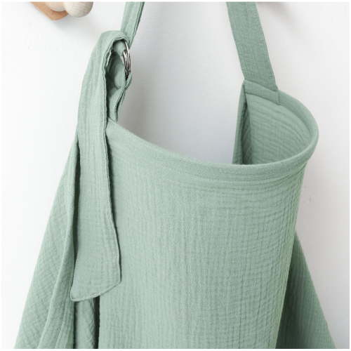 100% Muslin Cotton Nursing Cover with Arch Neckline for Women