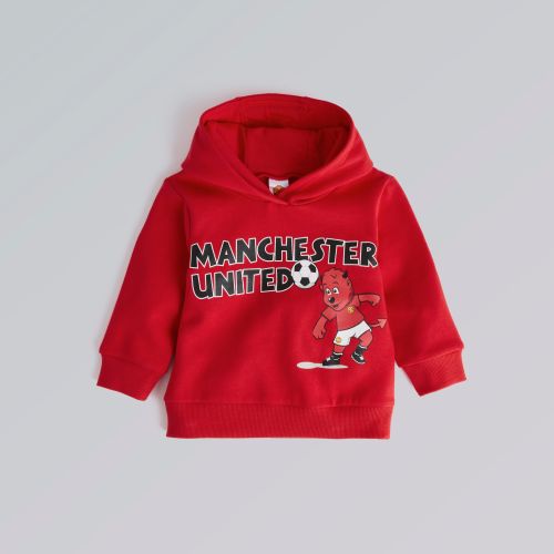 Manchester United Baby Fred Overhead Hoodie Red