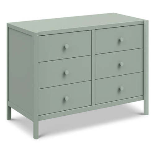 Birdie 6-Drawer Dresser - Light Sage