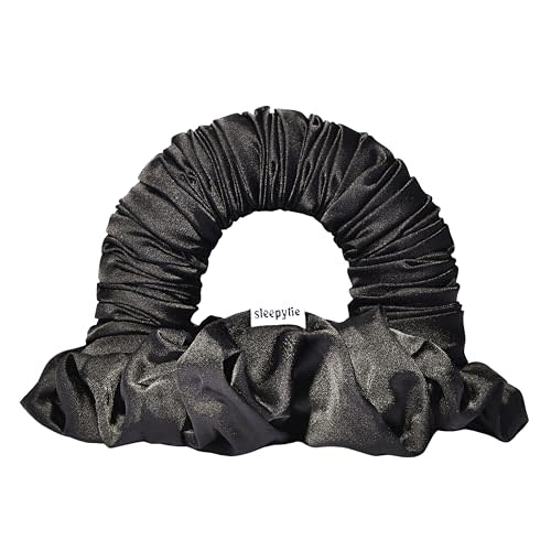The Original Sleepy Tie (Medium) | Heatless Hair Curler for Fine to Medium Hair | Best for Mid-Back to Long Length | Overnight Blowout Scrunchie for Sleeping | Damage-Free Styling (Midnight)