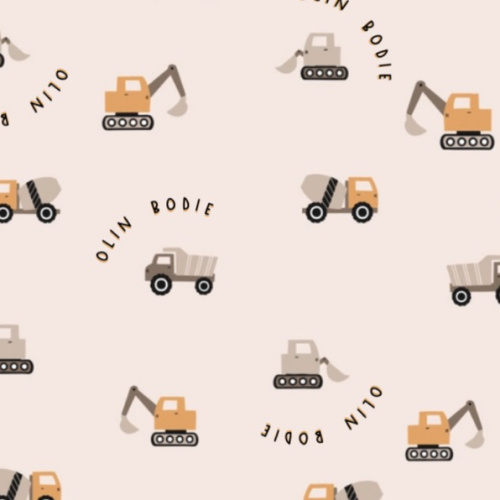 Personalized Kids Blanket in Little Builder | Caden Lane