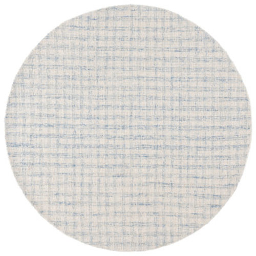Gracie Oaks Antine Ebony Hand Tufted Wool/Cotton Checkered Rug in Blue/Ivory & Reviews | Wayfair