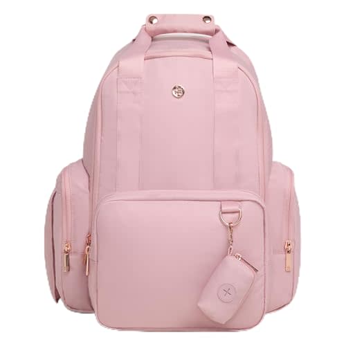 Huggies Signature Hug Pack Diaper Backpack, Bridal Rose, O/S