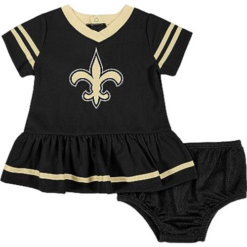 Gerber Girls' NFL Team Jersey Dress and Diaper Cover