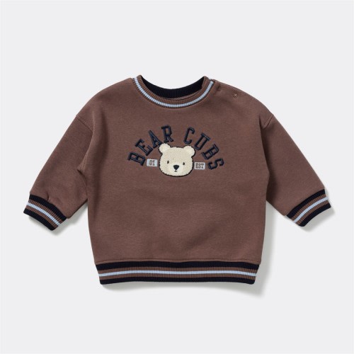 Dymples Baby Bear Cubs Sport Sweater - Brown