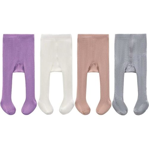 CECORC Baby Girls Tights Toddler Cable Knit Leggings Thick Cotton Infant Stockings Pantyhose 1-10T