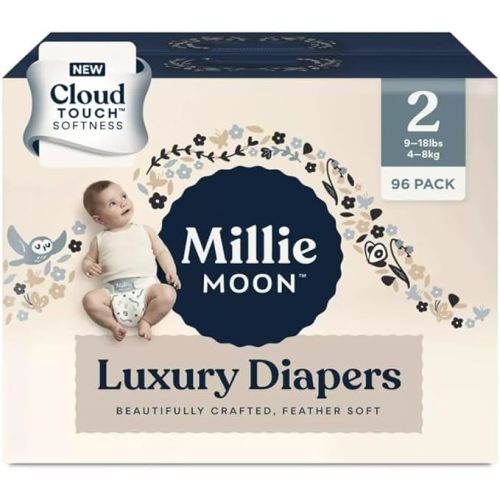 Millie Moon Luxury Diapers - Size 2 and 96ct