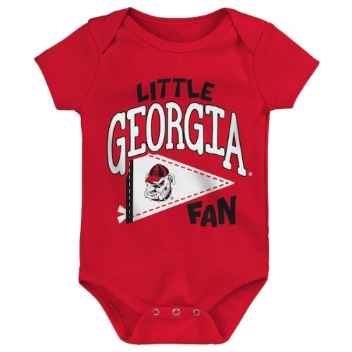 Georgia Bulldogs Outerstuff Newborn Little Banner Bodysuit - Red