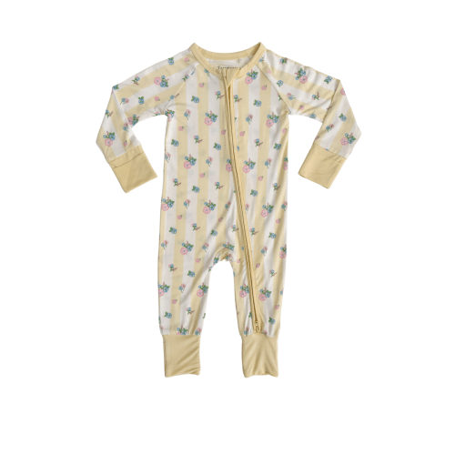 Harper Zipper Romper, Newborn