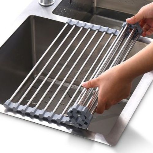 Cheer Collection Over Sink Roll up Dish Drying Rack